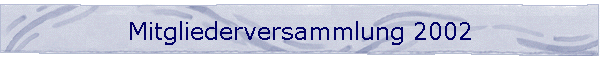 Mitgliederversammlung 2002